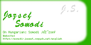 jozsef somodi business card